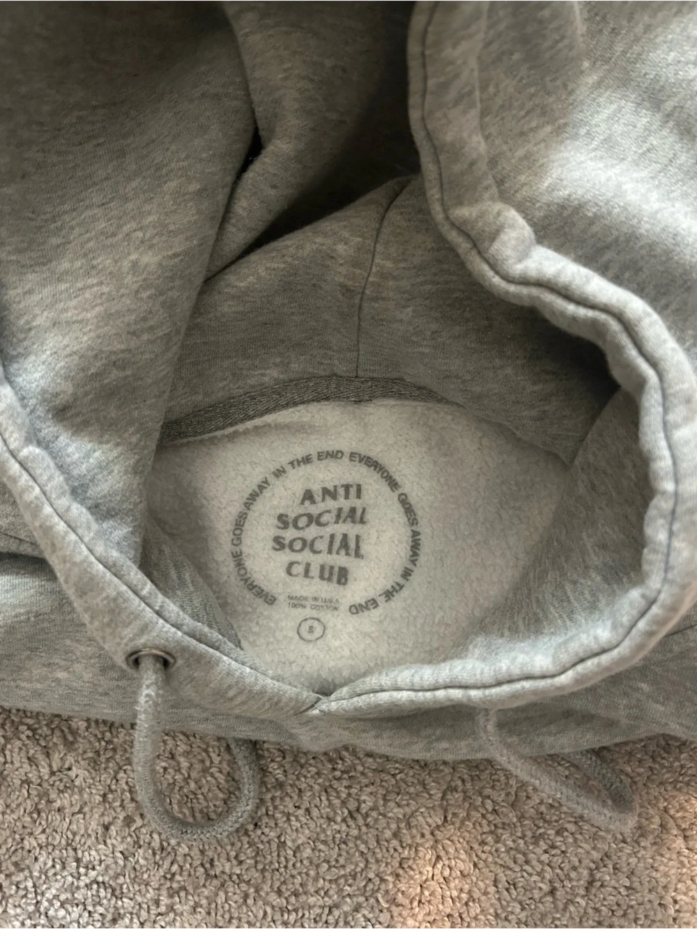 Anti Social Club Post Office Collab Hoodie
